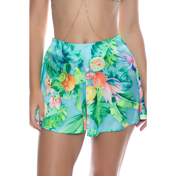Luli Fama Caribbean Fantasy Short NWT SIZE XS S M L - Picture 1 of 6